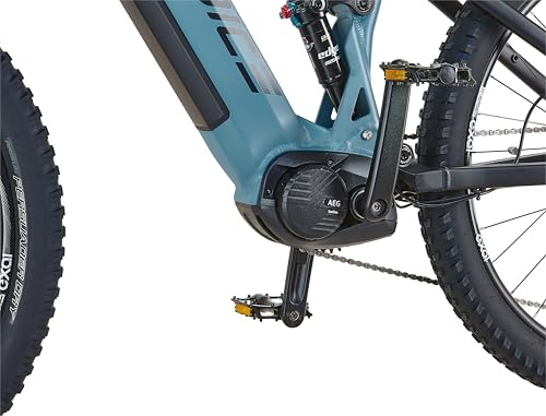 Prophete DICE 4.0 Full-Suspension E-MTB 27,5" – AEG 48V Mittelmotor 250W, bis 160 km Reichweite, Cues 10-Gang Schaltung, Suntour Federgabel, Hydraulische Scheibenbremsen, MTB Memory Sattel – Bild 5