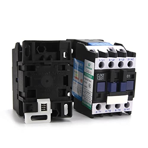 Contacteur électrique industriel 12A pour commande de moteur triphasé