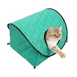 Cat Cave, Portable Cat Bed, Foldable Pet, Suitable for Indoor and Outdoor Use, Non-Slip and Waterproof, Can Be Secured, Ideal for Camping and Travel.