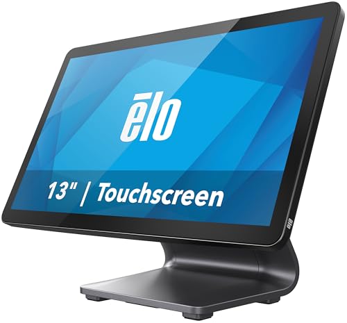 Image of Elo 1304L - 13 inch Touchscreen Monitor with Anti-Glare Glass - TouchPro PCAP 10 Touch, 1920 x 1080, with Stand, Black
