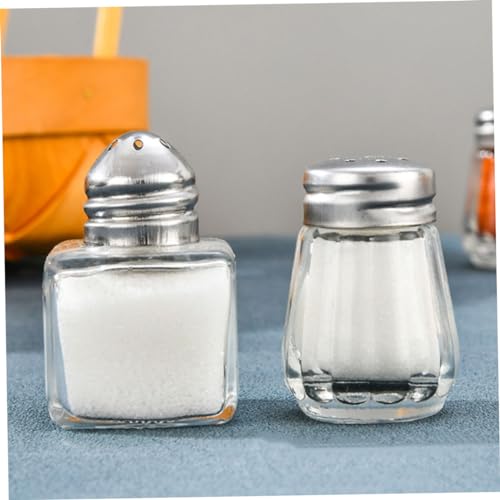 Mini flacon d'épices en verre compact pour pique-nique et BBQ - 8