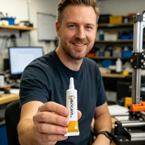 Image of 3D Printer Grease, High-Performance Parts Lubricant Oil for Axis, Guide, Lead Screws, Rods, Gears, Compatible with Bambu Lab Series X1 /X1C /A1 /A1 mini /P1S /P1P /K1 /K1 Max 3D Printer Accessories (6 Pack)