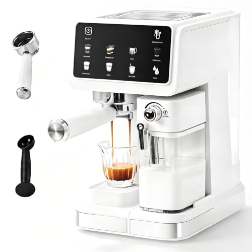 Cafetera pequeña automática con espumador para cocinas con poco espacio 2