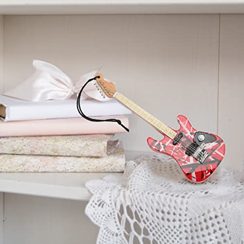 Modèle de Guitare Décoration Cadeaux Décorer Matériau de Grain de Bois Miniature Tilleul Rouge Ornement en Tilleul Petit Petit Cadeaux Petits Kits de Moto - Les Beatles, Paul McCartney, John Lennon, RIngo Starr, George Harrison Modèle de Guitare Décoration Cadeaux Décorer Matériau de Grain de Bois Miniature Tilleul Rouge Ornement en Tilleul Petit Petit Cadeaux Petits Kits de Moto – Image 7