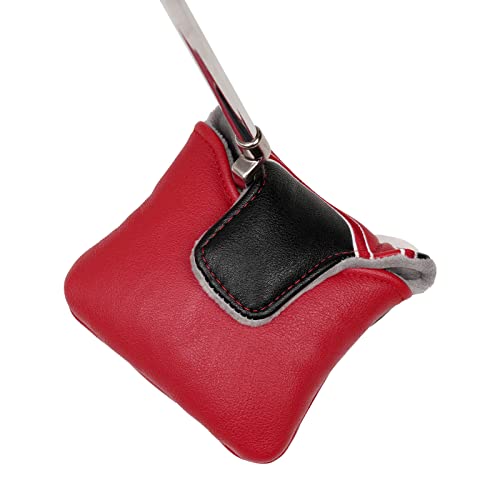 Golf Headcovers Red No.23 Square Mallet Putter Cover, Mallet Putter Cover,Putter Cover for Scotty Cameron Odyssey Taylormade Spider Putters by BIG TEETH - Used condition - US$20.90