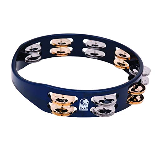 Tambourin Toca Colorsound bleu de 25,4 cm pour animer vos sessions acoustiques entre amis
