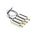 Repalcement Motors for JJRC H12 H12C DFD F181 Potensic F181D F181DH F181W F181WH 3.7V Quadcopter Drone Replacement Spare Parts CCW and CW 4PCS (Metal Gears)