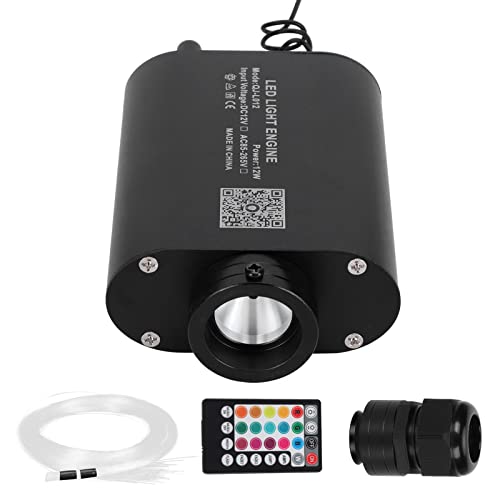 Fibra óptica RGBW con control de sonido rítmico para crear techos de estrellas de 12W 6