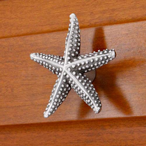 Costello Coastal Knobs - Starfish Cabinet Knob (Small) | Artist Pewter Hardware Collection | Kitchen, Bedroom, Living Room, Bathroom Cabinets and Drawers Hardware - Image 4