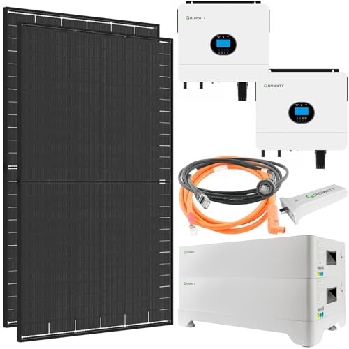 16020Wp Solaranlage mit 10kWh Speicher | Trina Vertex S+ 445W Bifacial Glas-Glas | Growatt SPF...