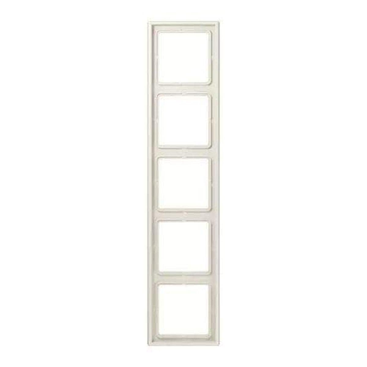 Jung 985 W plaque 5 postes pour supprimer les multiprises et centraliser vos branchements
