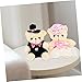 SUPVOX 2piezas Muñeca De Boda De Peluche Decorativo Muñeco De Novedoso para Boda Decorativo Imagen de SUPVOX 2piezas Muñeca De Boda De Peluche Decorativo Muñeco De Novedoso para Boda Decorativo