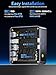 GMKtec M3 Ultra Mini PC with Intel Core i7 12700H (14C/20T 4.7 GHz), 32GB DDR4 RAM+1TB NVMe SSD, Mini Desktop Computer Iris XE Graphics, Triple 4K Display, WiFi 6, BT5.2, USB-C
