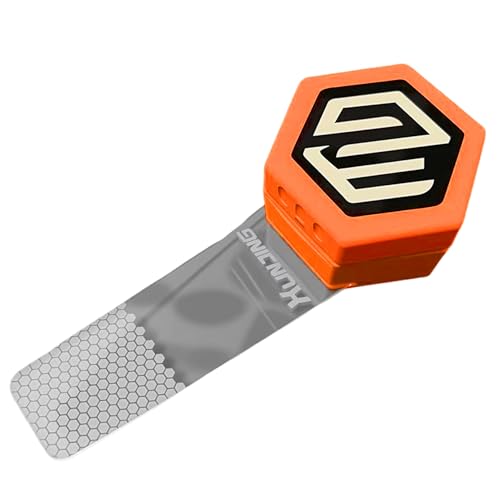 Outils teinture petite raclette orange avec lampe LED pour poser un film sans bulle
