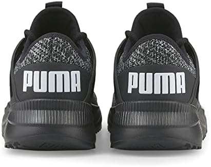 PUMA Men's Pacer Future Doubleknit Sneaker, Black White, 11.5 | Image 1
