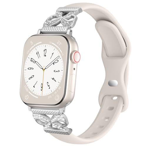 ���f�B�[�X �X�������{���V���R���X�g���b�`�o���h Apple Watch�o���h�Ή� 38/40/41/42/44/45/46/49mm ���^�X�g���b�v iWatch Series 10 9 8 7 6 5 4 3 11 SE 2/1�p, �X�^�[���C�g(St