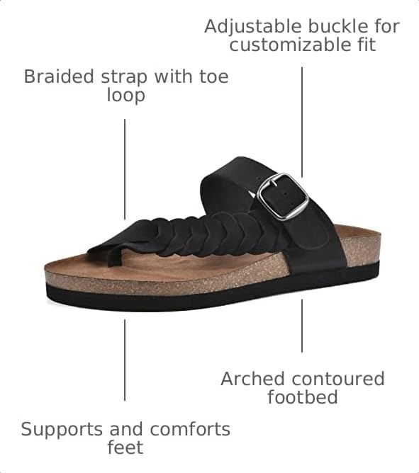 Image of WHITE MOUNTAIN Women's Happier Footbed Sandal