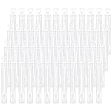 LATRAT 48 tubes à bulles de savon avec bouchon en forme de cœur, Flacons de Bulles de Savon avec Mignonne, pour Mariage Bubbles Bouteilles Vide Bouteilles, La Bouteille de Bulles
