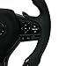 Steering Wheel, Leather Steering Wheels Compatible with Audi Rs Rs3 Rs7 A3 A4 A5 A7 Q7 A3 A4 B8 A5 A6 C6 C7 A7 Tt Tts R8 2013-2020, Black/Customized Color