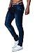 Leif Nelson Jeans da Uomo Pantaloni Jean LN-303 Blu W30/L30