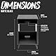 Gator Frameworks Elite Furniture Series 10U Studio-Rack-Tisch | Schwarz | (GFW-ELITEDESKRK-BLK)