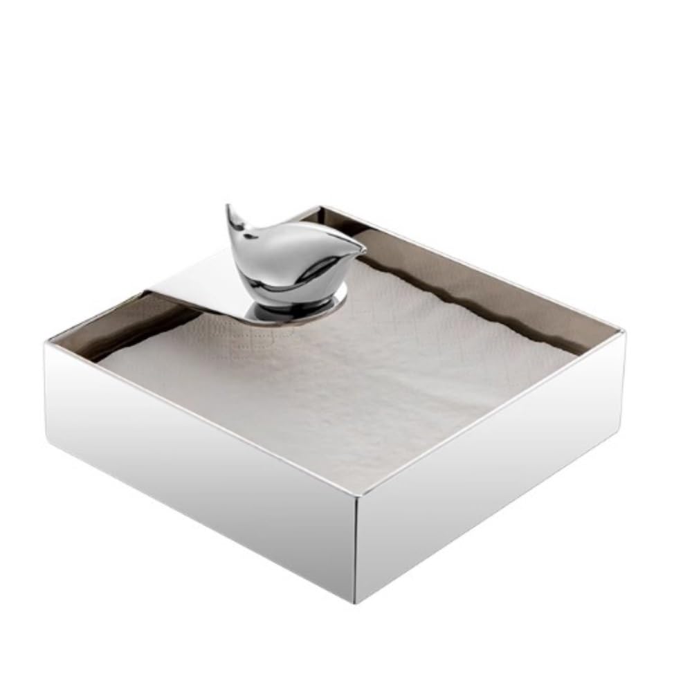 Porte-mouchoirs Boîte De Papier en Acier Inoxydable Bureau Salon D'hôtel Fichier Mouchoirs Moderne Simple Décor de boîte faciale