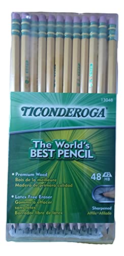 Lápices Ticonderoga Clásicos Amarillos x48 miniatura 1