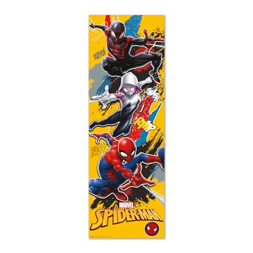 Grupo Erik - Poster Porte Marvel spiderman - Deco Maison, Decoration Murale, Affiche Décorative