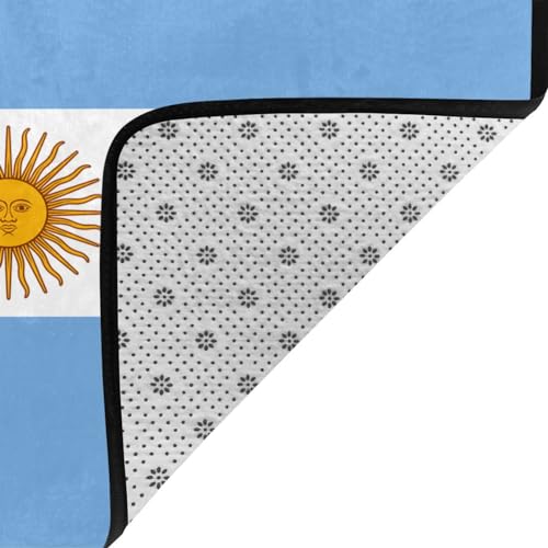 Tapis flanelle drapeau argentin de qualité supérieure pour décoration