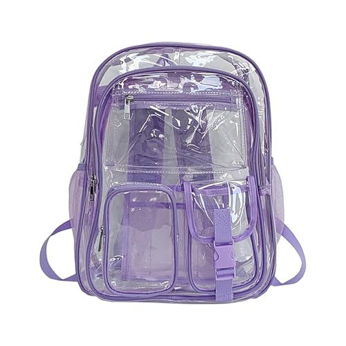 Mochila escolar bonita y bolsa transparente elegante para material de oficina