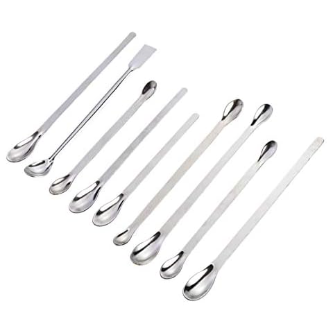 UKCOCO Cucharas de muestreo de acero inoxidable 9 en 1 Cover