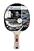 Donic-Schildkröt Raqueta de Tenis de Mesa Ovtcharov 900, AVS, PLS y Ergo-Grip, 2.1 mm Esponja, Madera FSC, Almohadilla Spinmax-ITTF, 754415, Negro
