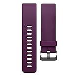 Fitbit Blaze Accessory Band, Classic, Plum, Large