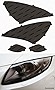 Lamin-x Custom Fit Gunsmoke Headlight Covers for Hyundai Genesis Coupe (09-12)
