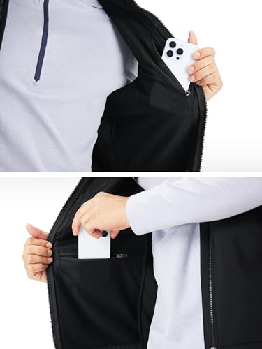 Image of M MAELREG Mens Vests Outerwear Windproof Lightweight Softshell Vests Zip Pockets Sports Sleeveless Jacket Golf Vests for Men