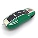 carmonmon Smart Protectors Keyless Remote Key Cases Shell Car Key Case Platic Cover Case Cover Side Blades for Porsche Cayenne Panamera (Green)