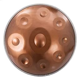 Tambour de langue en acier Handrum Handrum en D Mineur 9 Notes (D3 A Bb C D E F G A) Helmholtz-Resonator Chakra Drum, 22… - Les Beatles, Paul McCartney, John Lennon, RIngo Starr, George Harrison