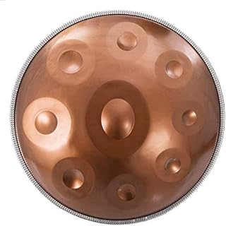 Tambour de langue en acier Handrum Handrum en D Mineur 9 Notes (D3 A Bb C D E F G A) Helmholtz-Resonator Chakra Drum, 22… - Les Beatles, Paul McCartney, John Lennon, RIngo Starr, George Harrison