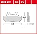 Produktbild Bremsbelag TRW organischer Allround-Bremsbelag GL 500 D Silver Wing PC02 82 vorne
