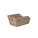 Basil Cento Rattan Look, Cestino per Bicicletta. Unisex Adulto, Erba Marina, 47 cm x 47 cm x 22 cm