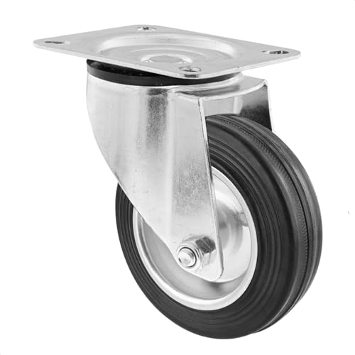Roulette pivotante souple anti-vibration et silencieuse 70kg
