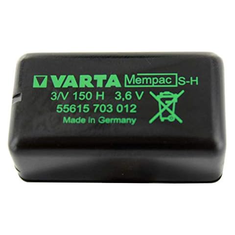 VARTA 55615703012 NIMH Battery, Button Cell, 3.6V, 150mAh Cover