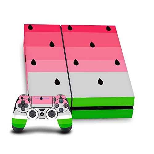 Skin PS4 Pastèque Haroulita - Autocollant vinyle pour console PlayStation 4 et manette DualShock 4