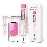 🍀 Messen Sie zuverlässig jeden morgen Ihre Basaltemperatur! Unser Digital Thermometer zeigt Ihnen Ihre Temperatur mit zwei Nachkommastellen an und ist somit ideal zum Ermessen des Eissprungs und der fruchtbaren Phase. Außerdem verfügt es über eine Weiter-Mess-Funktion nach dem Piep-Ton für noch genauere Ergebnisse