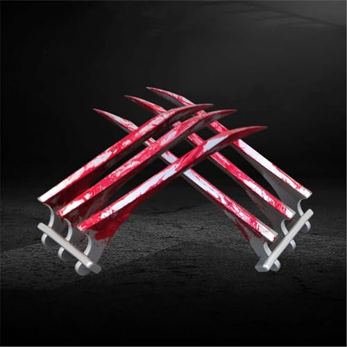 Un paio Artigli di Wolverine di artigli spaventosi di Halloween Artigli per adulti Plastica ABS 1:1 Artigli reali Cosplay di Halloween Oggetti di scena adatti per Horror Funny Holiday Cosplay Party