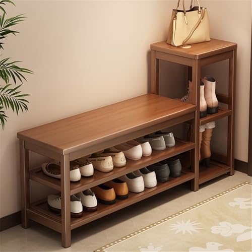 Siège pour chaussures d'entrée au design minimaliste et chic