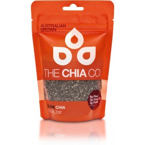 Chia Seed Black 150 g sacchetto | 150 g | Confezione da 10 pezzi
