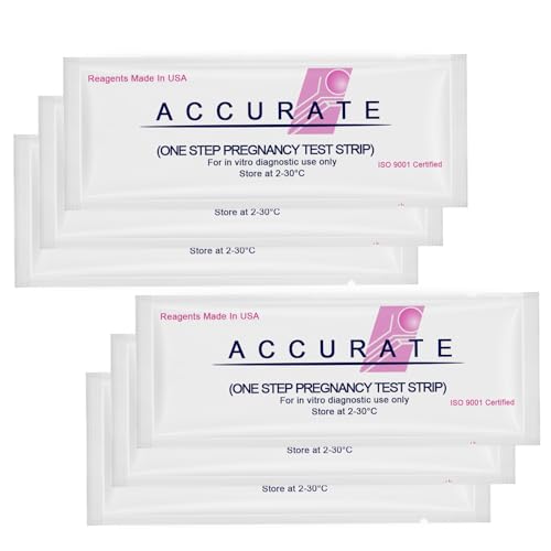2 Piezas Rosa Rosa Test de Embarazo, Efectivo Detección temprana test, Prueba de orina, Pruebas de Embarazo Sensibilidad 10 mIU/ml ﻿