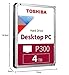 TOSHIBA EUROPE P300 4TB SATA 5400 RPM 3.5inch Bulk Desktop PC HDD