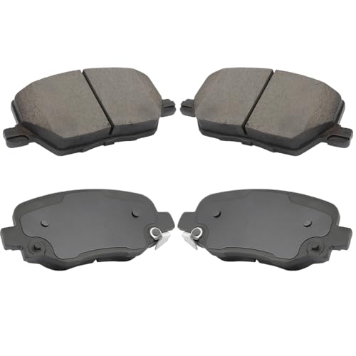 Rear Ceramic Brake Pad Set ACZCR Pads w/Hardware:D1809-9044